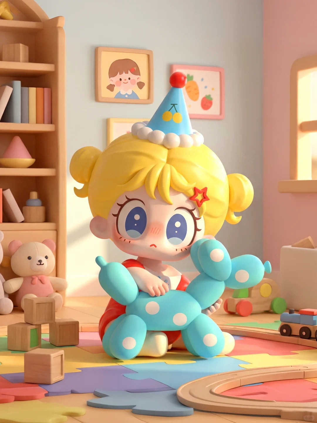 MILAY Rainbow Puppy Party Series Mini Figures Blind Box