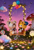 ZAZA Patch Town Vinyl Plush Blind Box | Double Flow Sand Bubble Eye Kawaii Toys