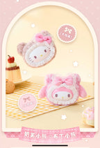 SANRIO Fluffy Teddy Bear Plush Pendant Series Blind Box