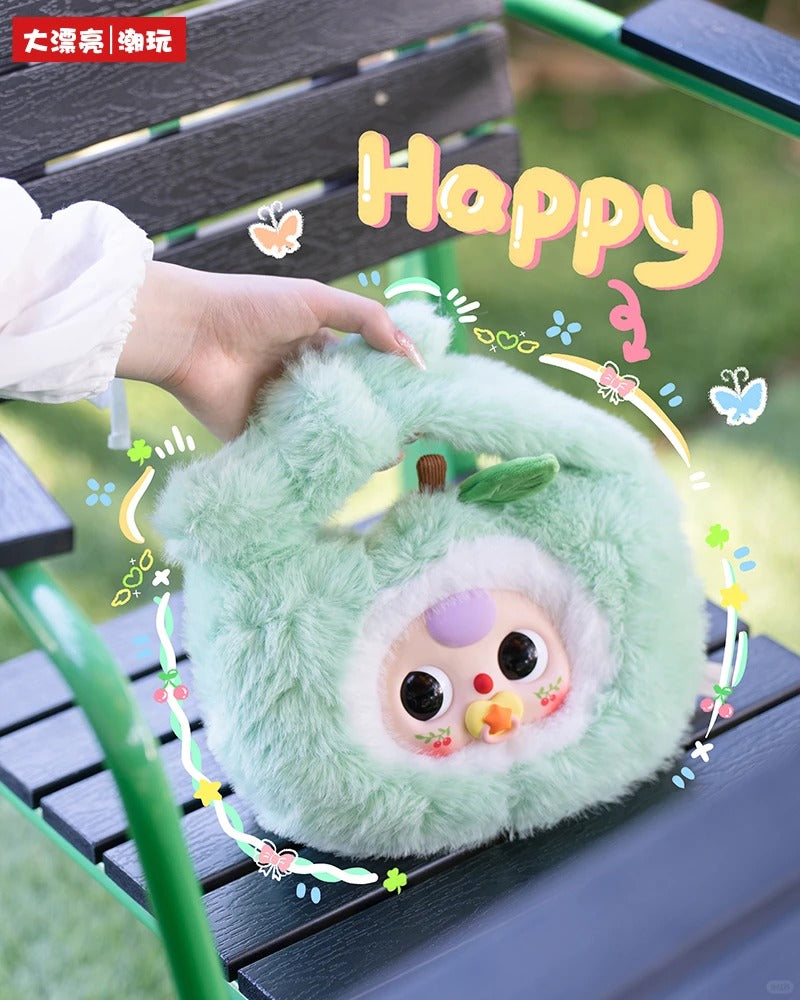 Baby Three Orchard Series Fruit V2 Plush Handbag | Cute Kids Storage Bag