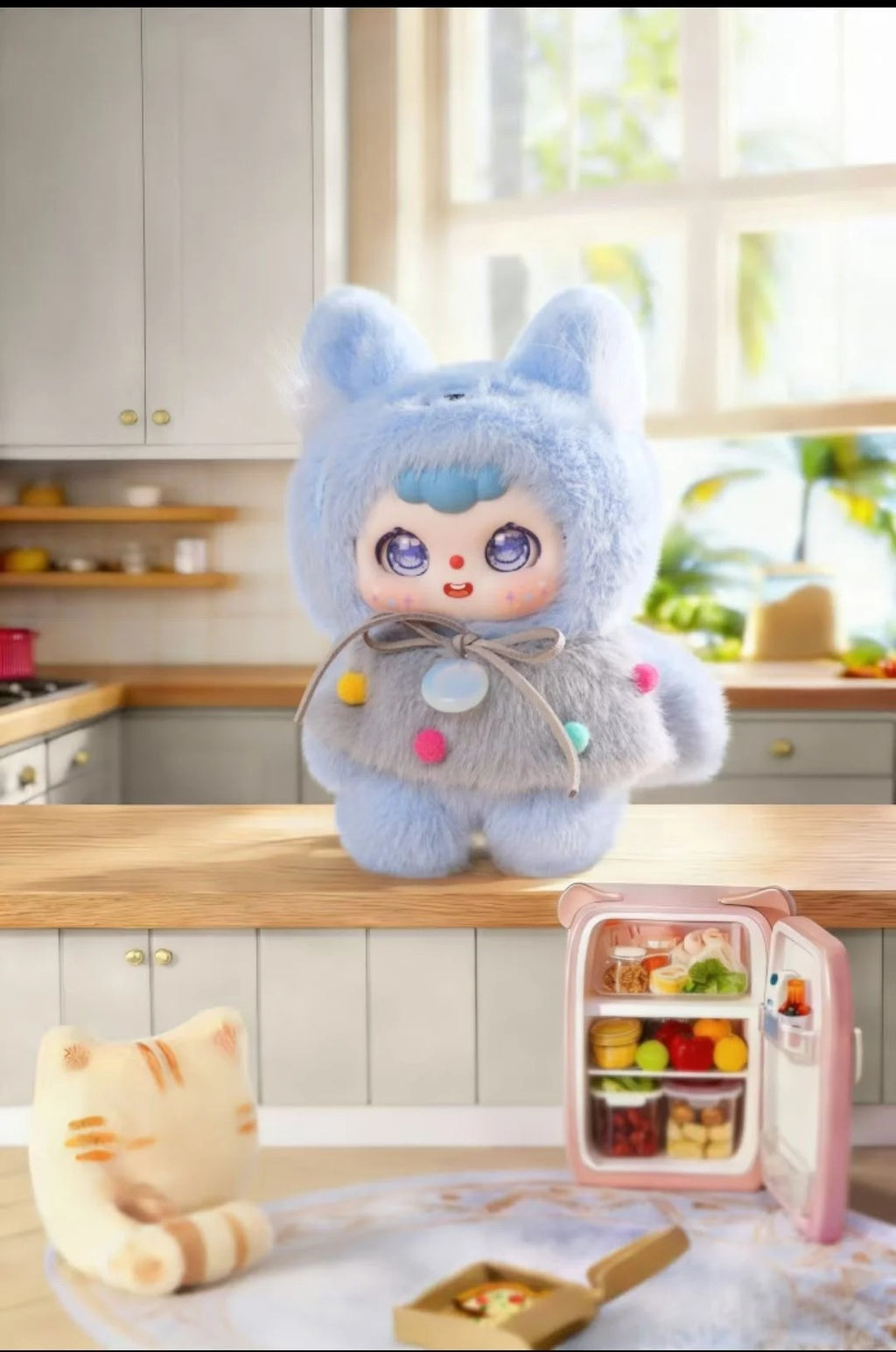DOOBO Lucky Meow Cafe Plush Blind Box - Cozy Cat-Themed Collectible Toy Series