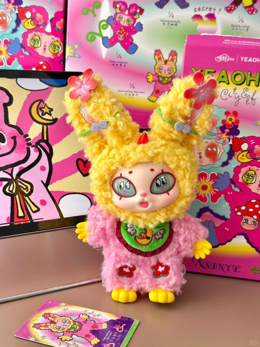 YEAOHUA Xxinye Urban Elf Serise Vinyl Plush Blind Box