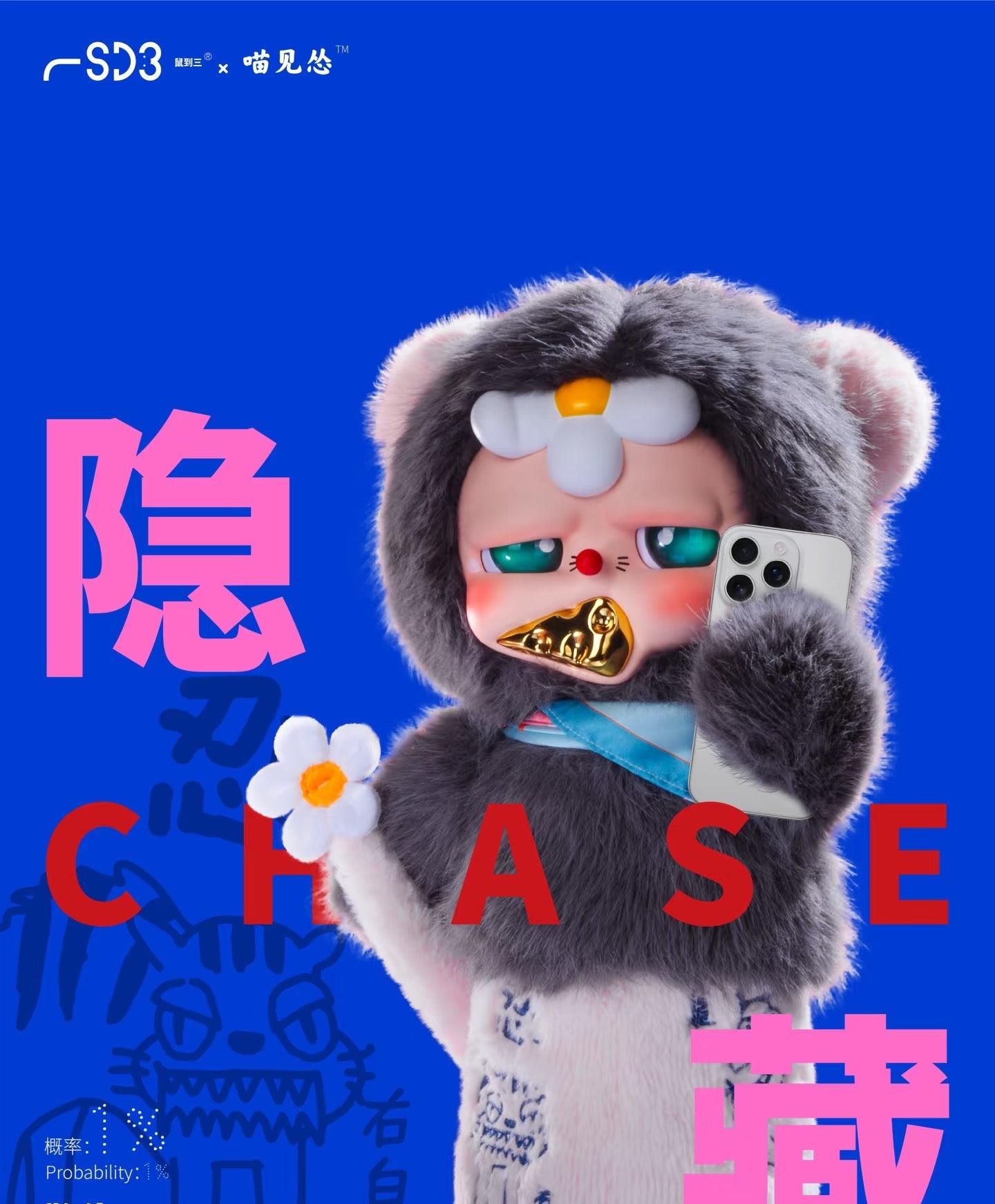 Shu Dao San Meow Jump Bag Plush Series Blind Box