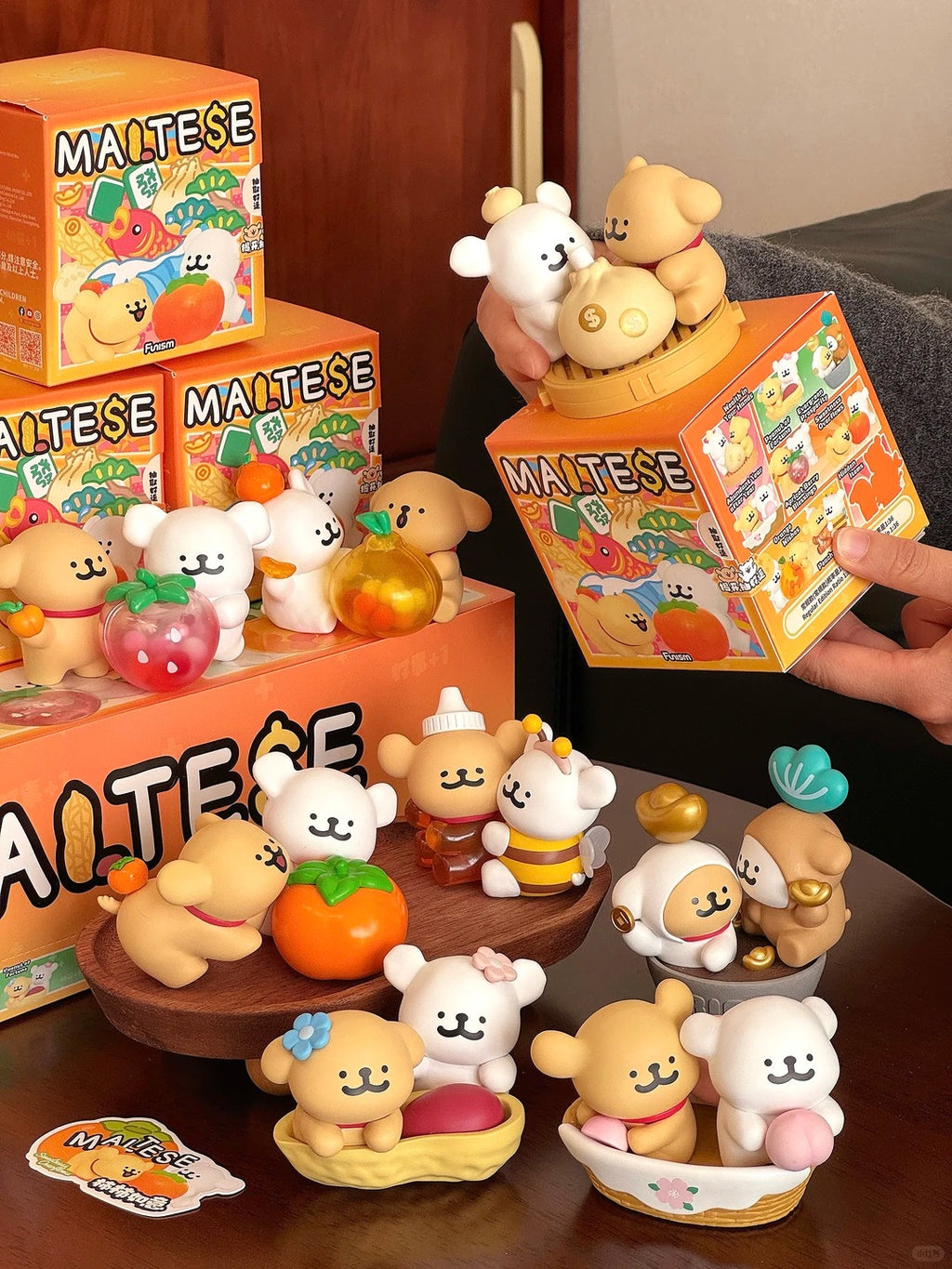 MALTESE Lucky Paws Figure Blind Box – Lucky Themed Animal Figure