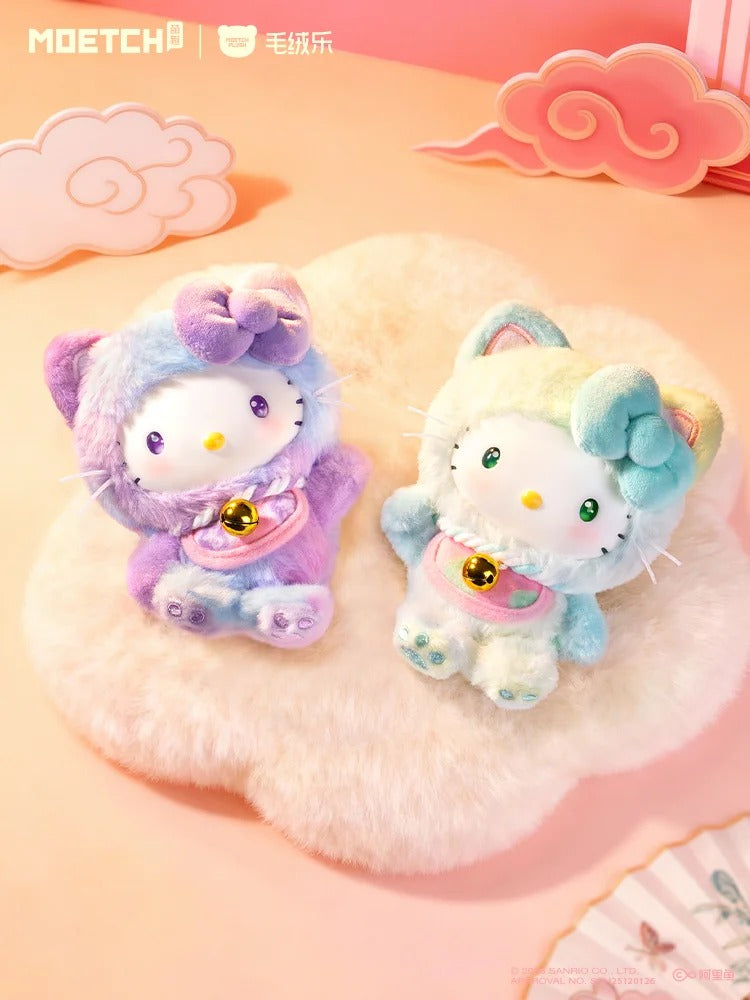 Sanrio HK Lucky Cat Blessing Plush Blind Box - Fortune-Bringing Kawaii Collectibles