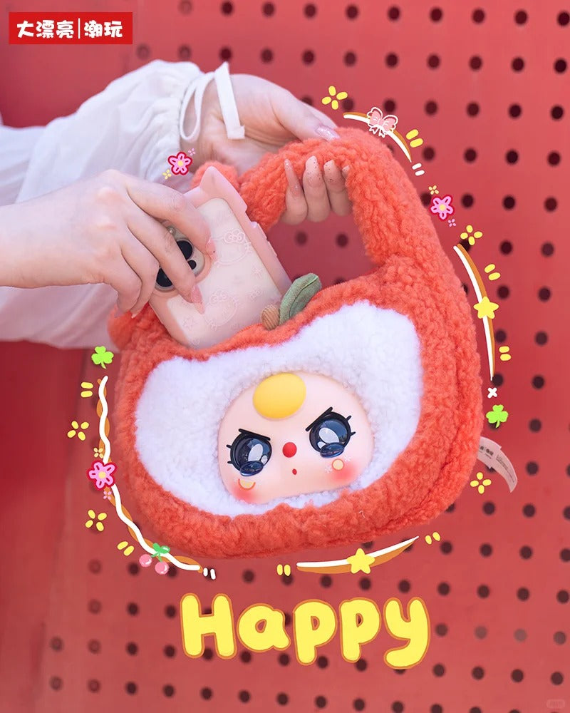 Baby Three Orchard Series Fruit V2 Plush Handbag | Cute Kids Storage Bag