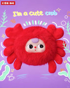 BabyThree Ocean Babies Version 2 Plush Keychain | Cute Collectible Charm