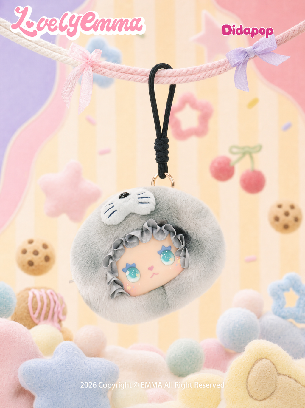 LUCKY EMMA Silly Little Cutie Pouch Series Plush Blind Box