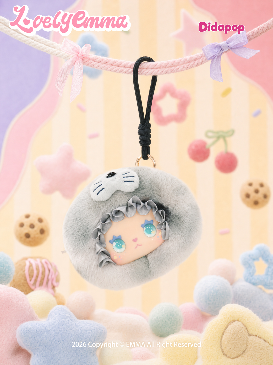 LUCKY EMMA Silly Little Cutie Pouch Series Plush Blind Box
