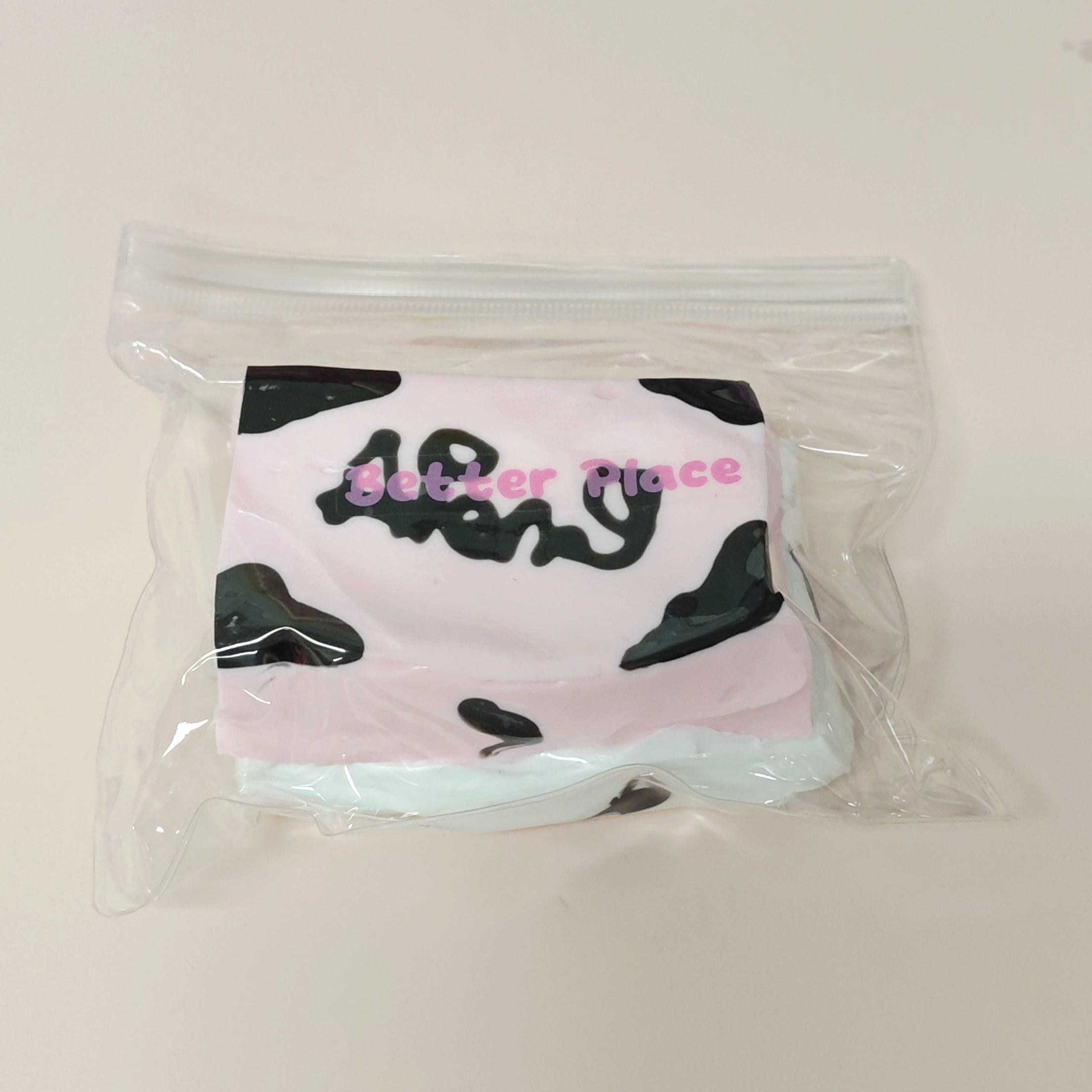 Tabasquishy Cow Strawberry Milk Brick Squishy - Handmade by DIDAPOP