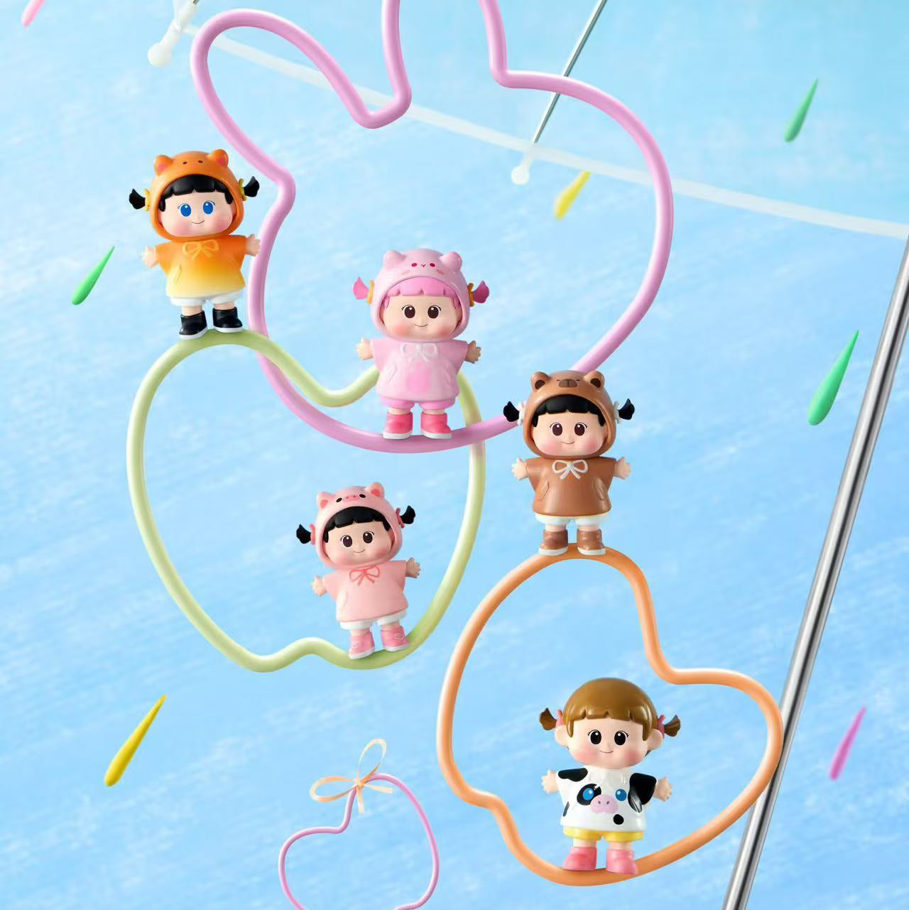 YUUNA Mini Figure Blind Box - Playful Raincoat Series for Decoration & Collection