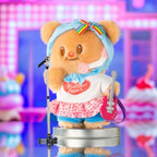 Thai Butter Bear Version 2 Plush Keychain | Kawaii Collectible Charm