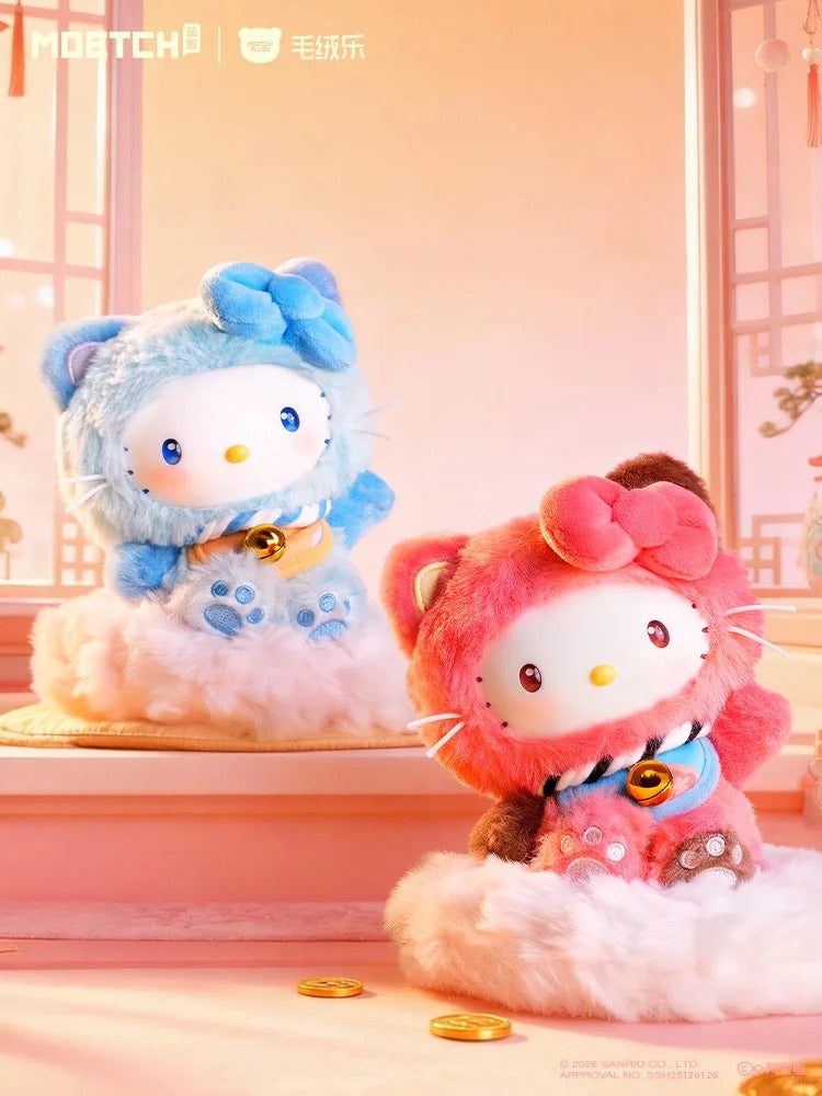 Sanrio HK Lucky Cat Blessing Plush Blind Box - Fortune-Bringing Kawaii Collectibles