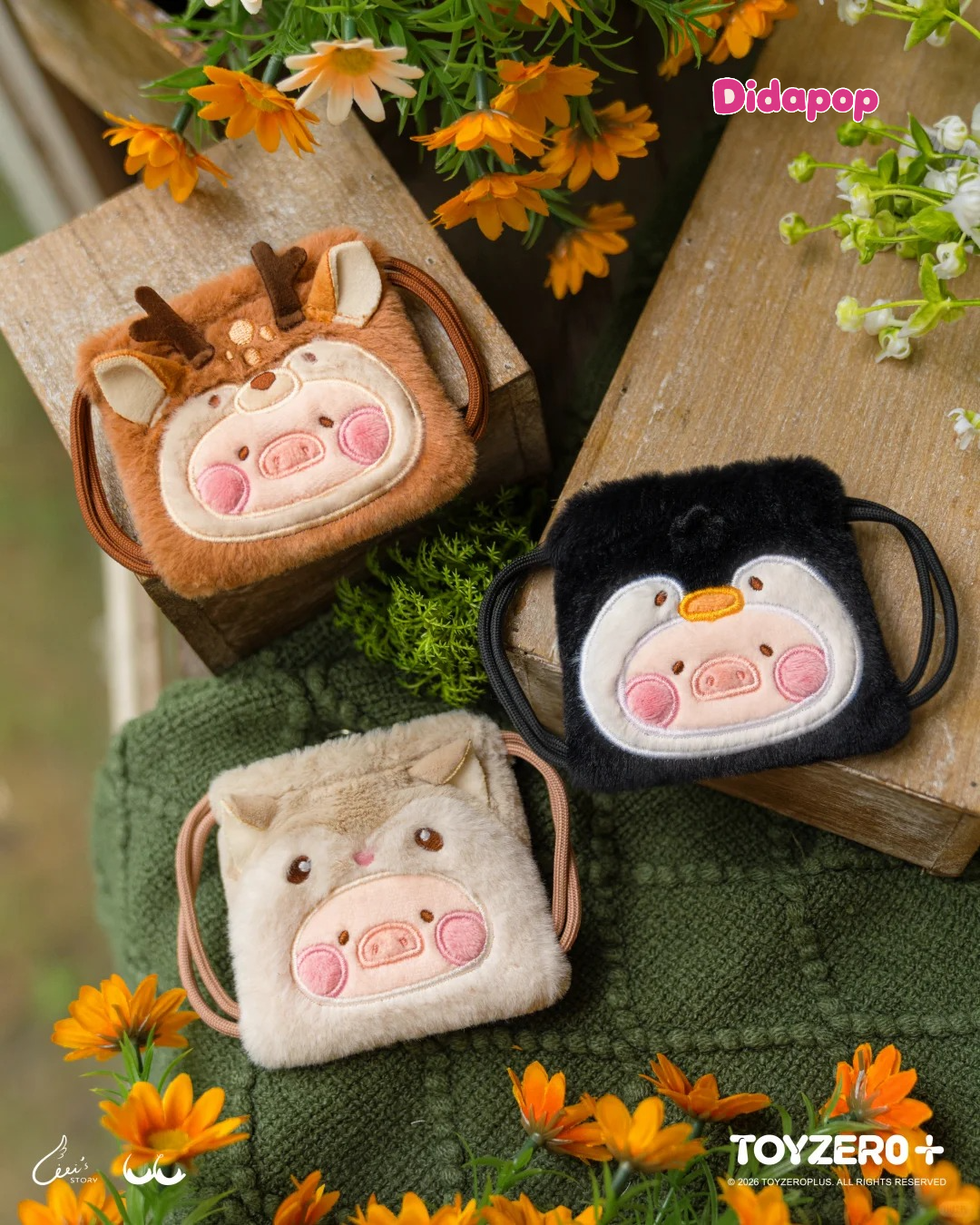 LULU THE PIGGY Plush Earphone Bag Series Blind Box