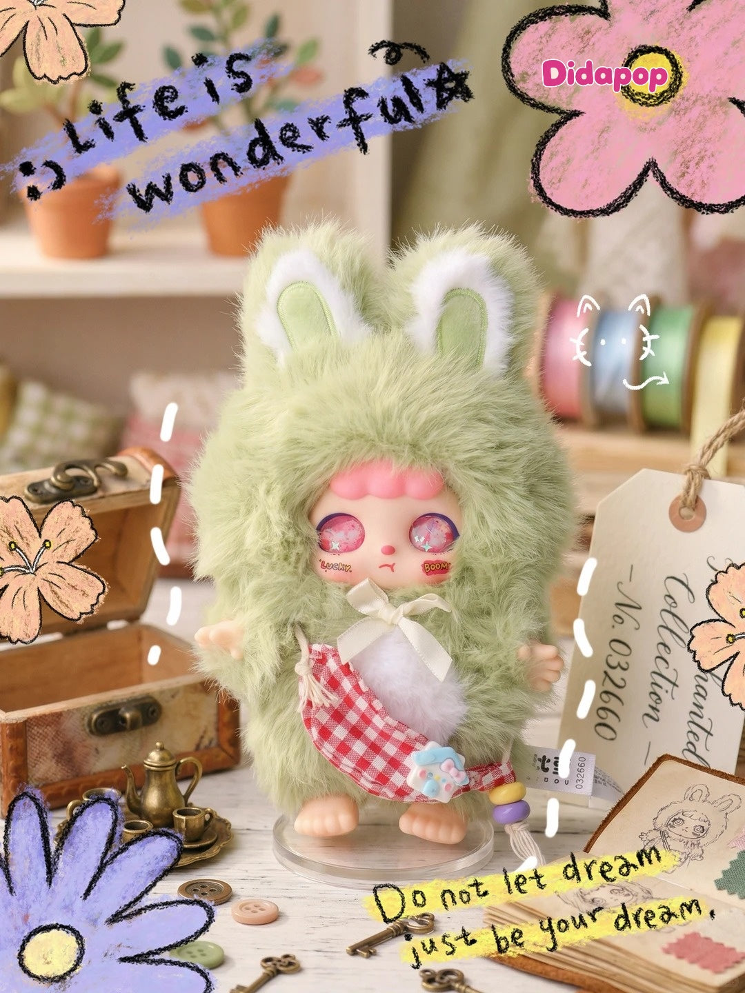 KEBIDOU Rabbit Strolling Around Series Plush Blind Box
