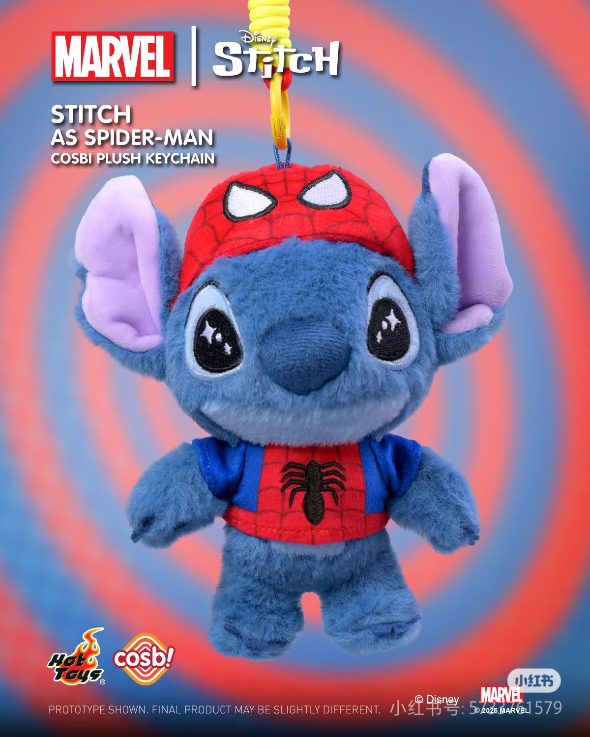 STITCH MV Cosbi Plush Keychain Series Blind Box