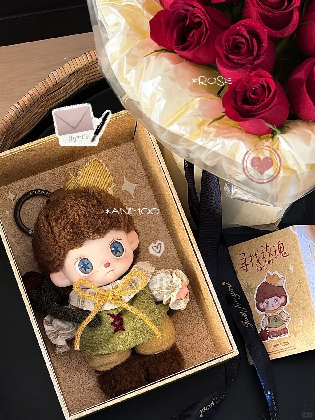 ANMOO Hunting Rose Keychain plush toy – view 3