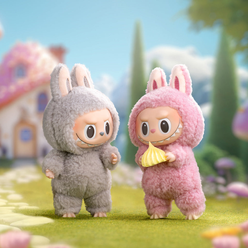 Authentic POP MART Labubu The Monsters Etciting Macaron Plush Confirmed Toys