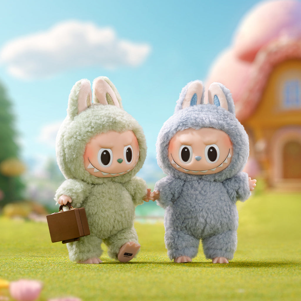 Authentic POP MART Labubu The Monsters Etciting Macaron Plush Confirmed Toys