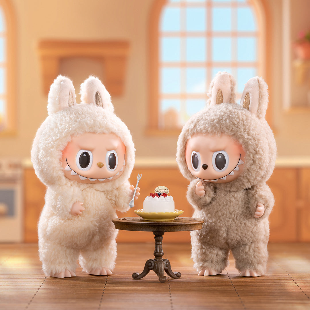 Authentic POP MART Labubu The Monsters Etciting Macaron Plush Confirmed Toys