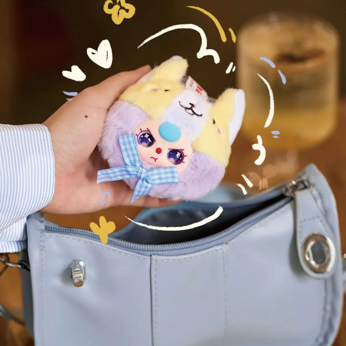 Baby Three Vanity Mirror Plush Blind Box