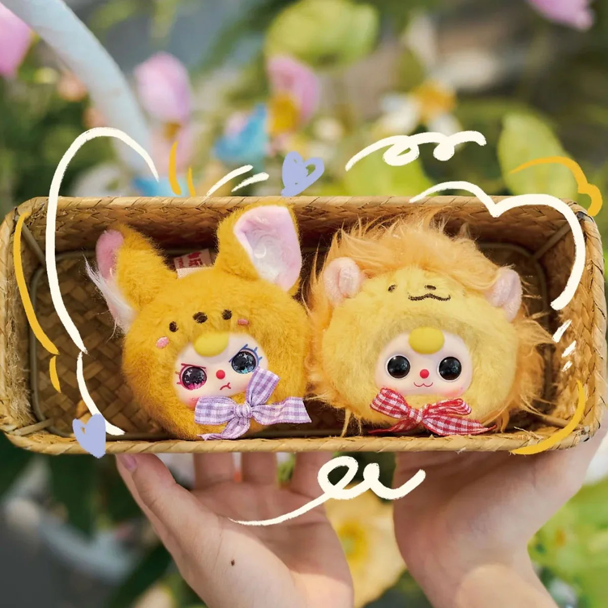 Baby Three Vanity Mirror Plush Blind Box