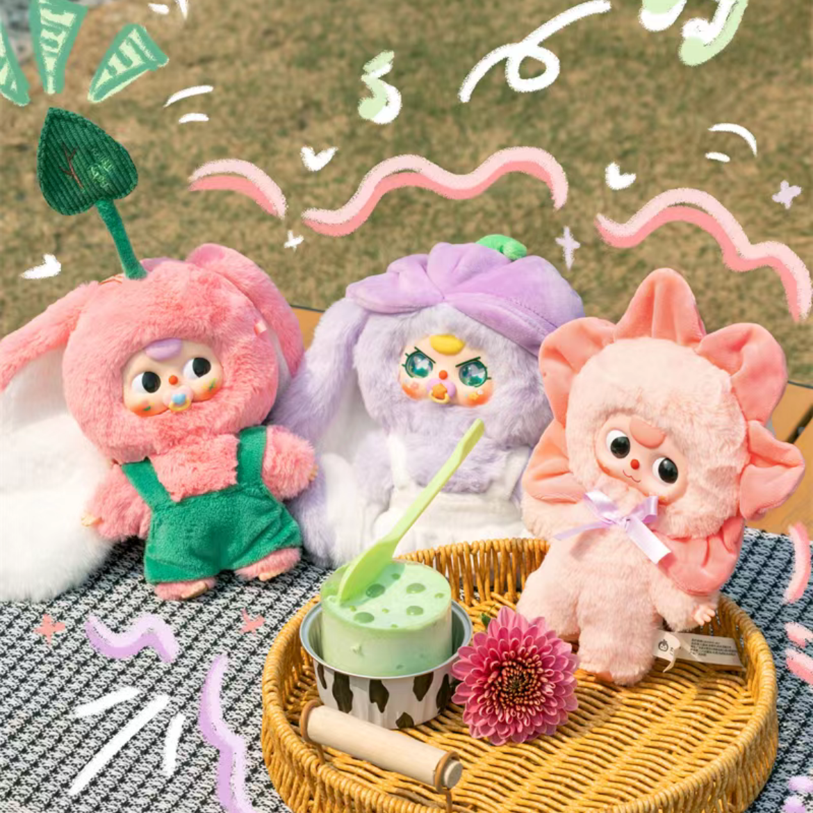 Baby Three Where's Spring? Plush Blind Box