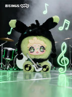 PENGPENG Brown Sugar Band Series Plush Blind Box - Punk Rock Collectible Stuffed Toys with Magnetic Accessories