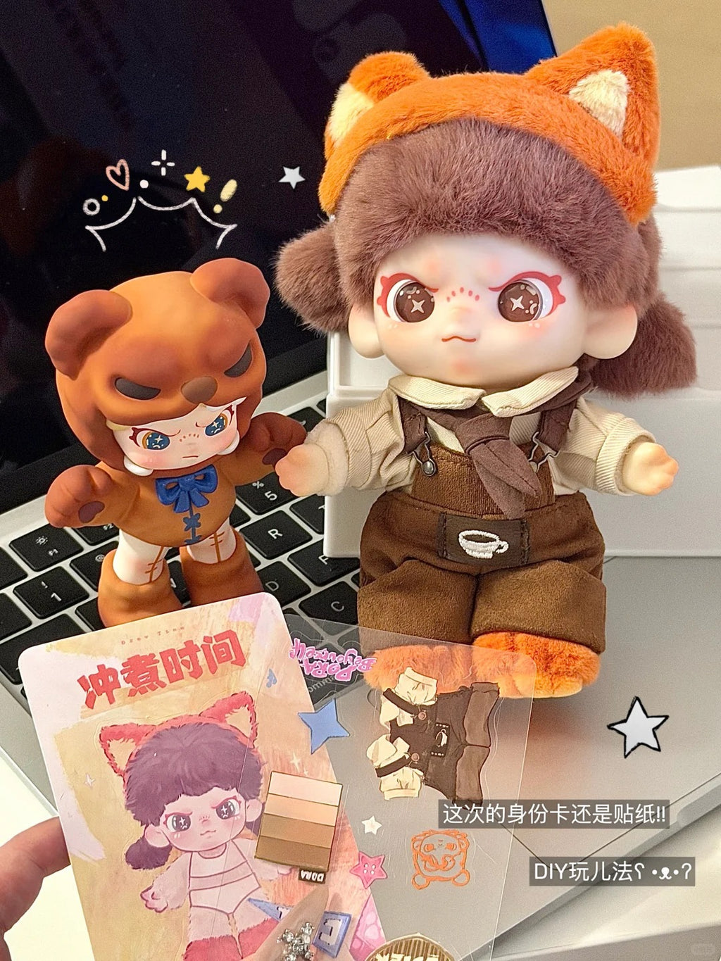 DORA BE YOURSELF Series Plush Pendant | Kawaii Bag Charm Collectibles