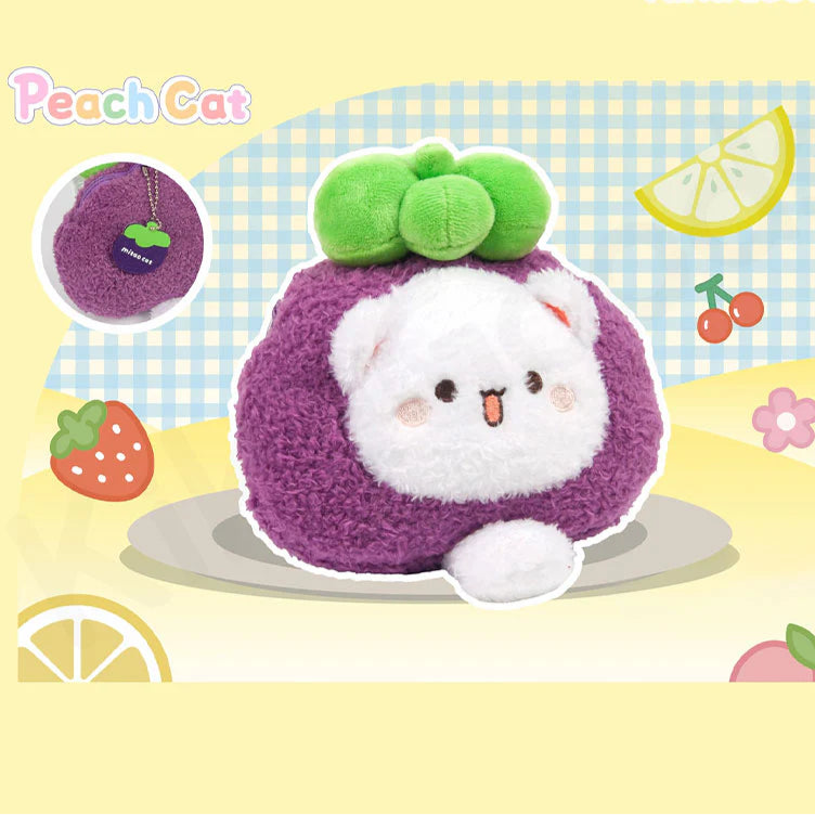 PEACH CAT Fluffball Pouch Plush Series Blind Box