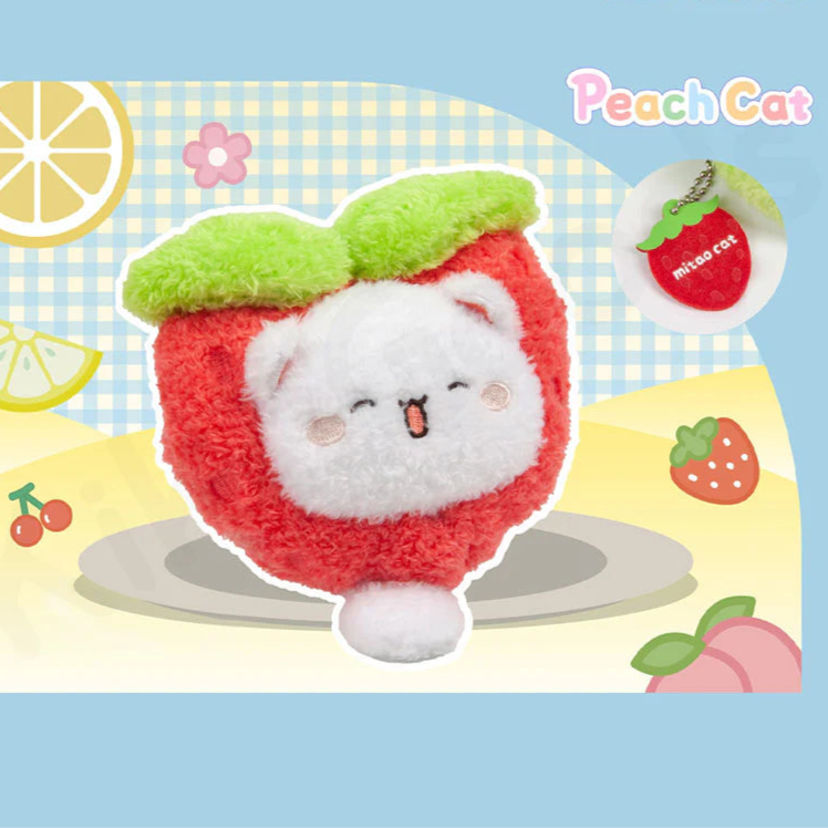 PEACH CAT Fluffball Pouch Plush Series Blind Box