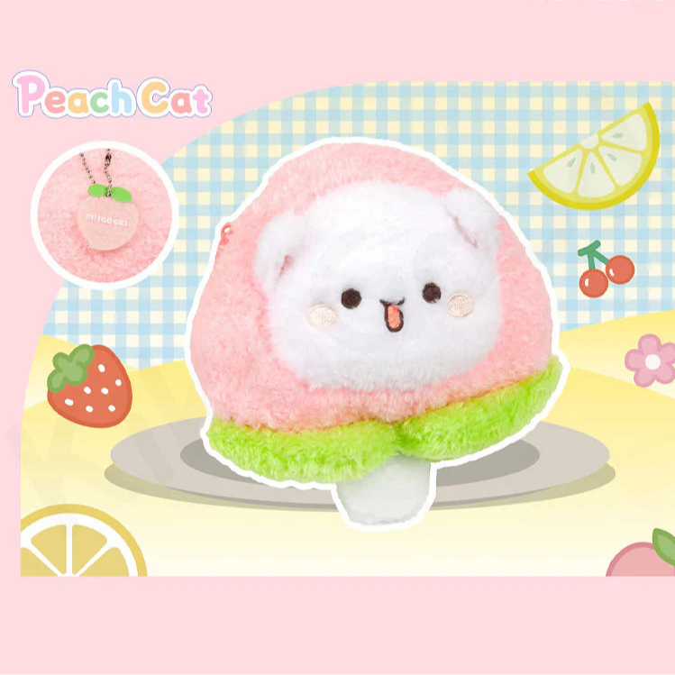 PEACH CAT Fluffball Pouch Plush Series Blind Box