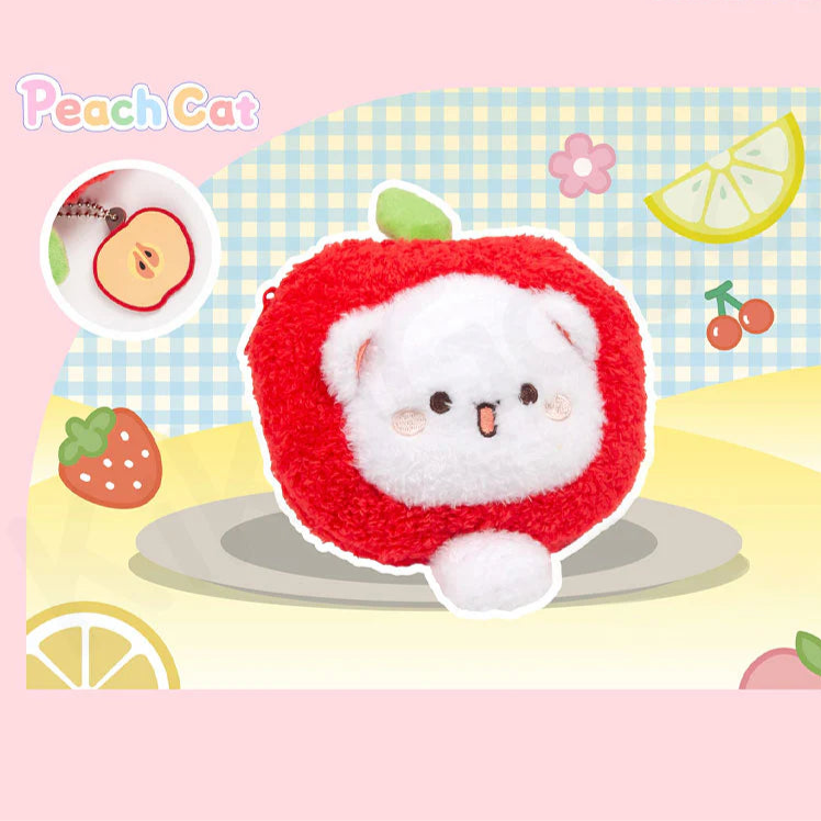 PEACH CAT Fluffball Pouch Plush Series Blind Box