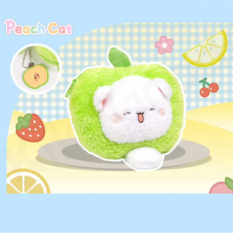 PEACH CAT Fluffball Pouch Plush Series Blind Box