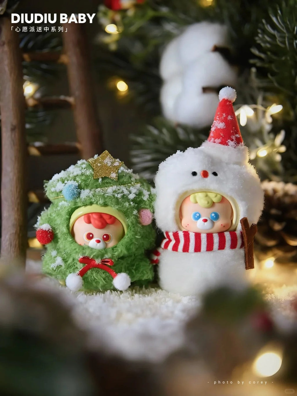 Diudiu Wish Delivery Series Figurines | Christmas Themed Kawaii Collectible Toys