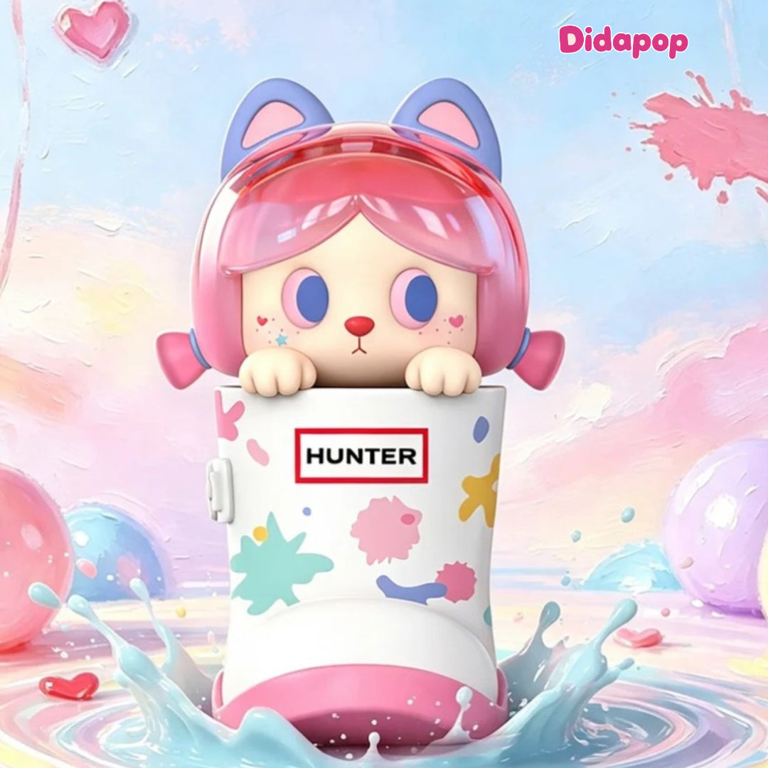 HUNTER x Beibei Cat Rain Boot Universe plush toy