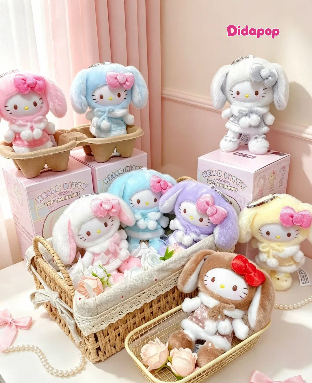 Sanrio Hello Kitty Lop Ear Bunny Series Plush Pendant Blind Box