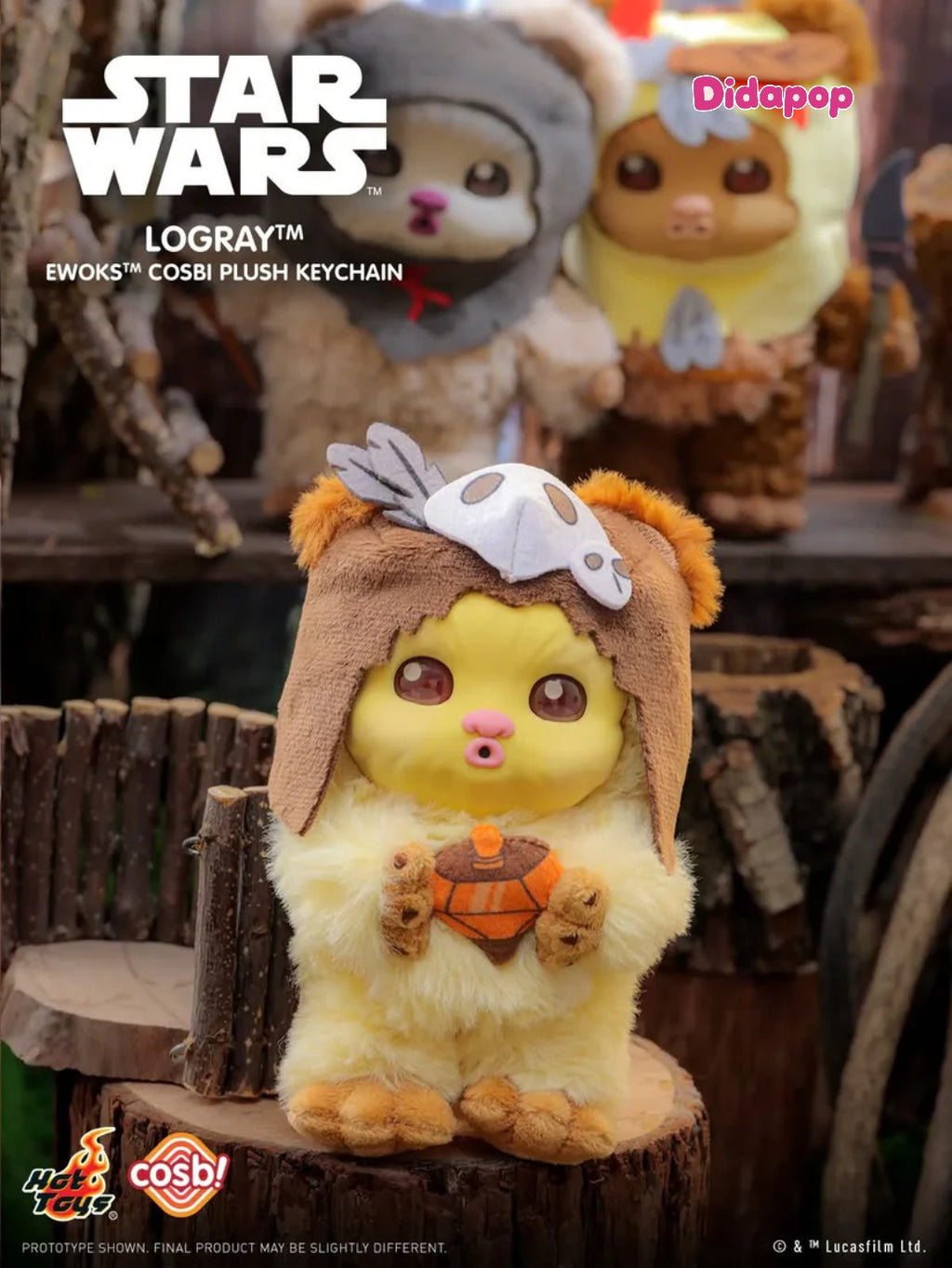 Hot Toys Star Wars Ewoks Cosbi Series 2 plush keychain – view 9