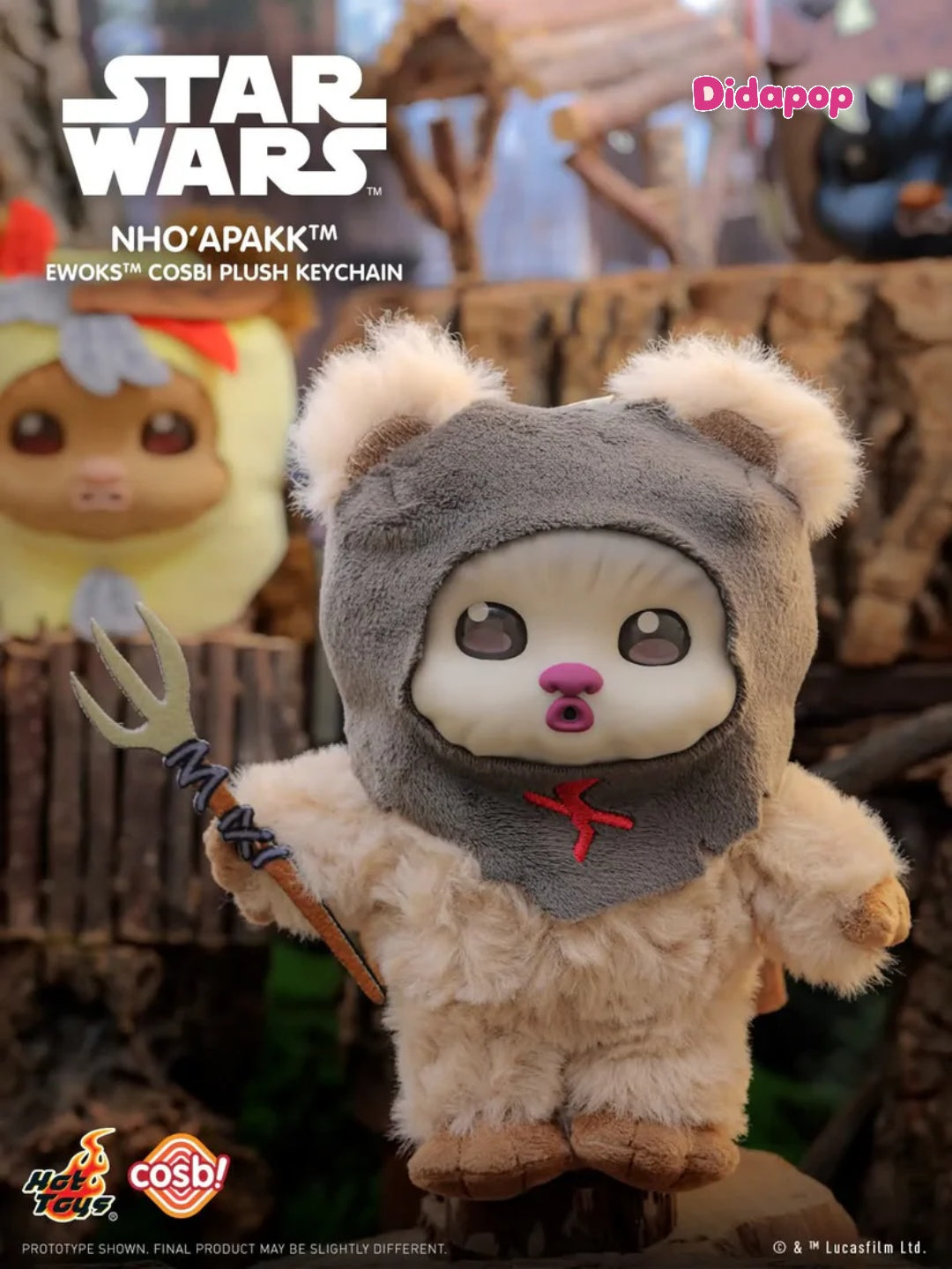 Hot Toys Star Wars Ewoks Cosbi Plush Keychain Collection Series 2