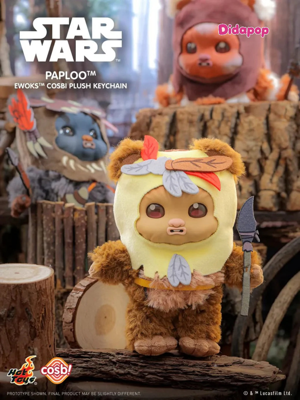 Hot Toys Star Wars Ewoks Cosbi Series 2 plush keychain – view 5