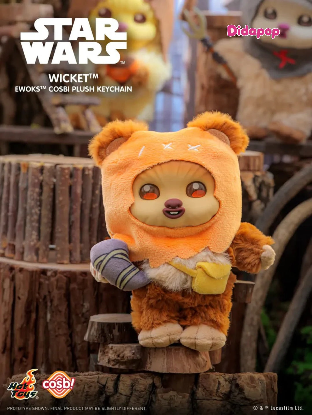 Hot Toys Star Wars Ewoks Cosbi Series 2 plush keychain – view 7