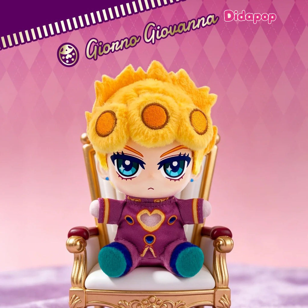 J0J0's Bizarre Adventure Golden Wind Series Chibi Sitting Plush Pendant Blind Box