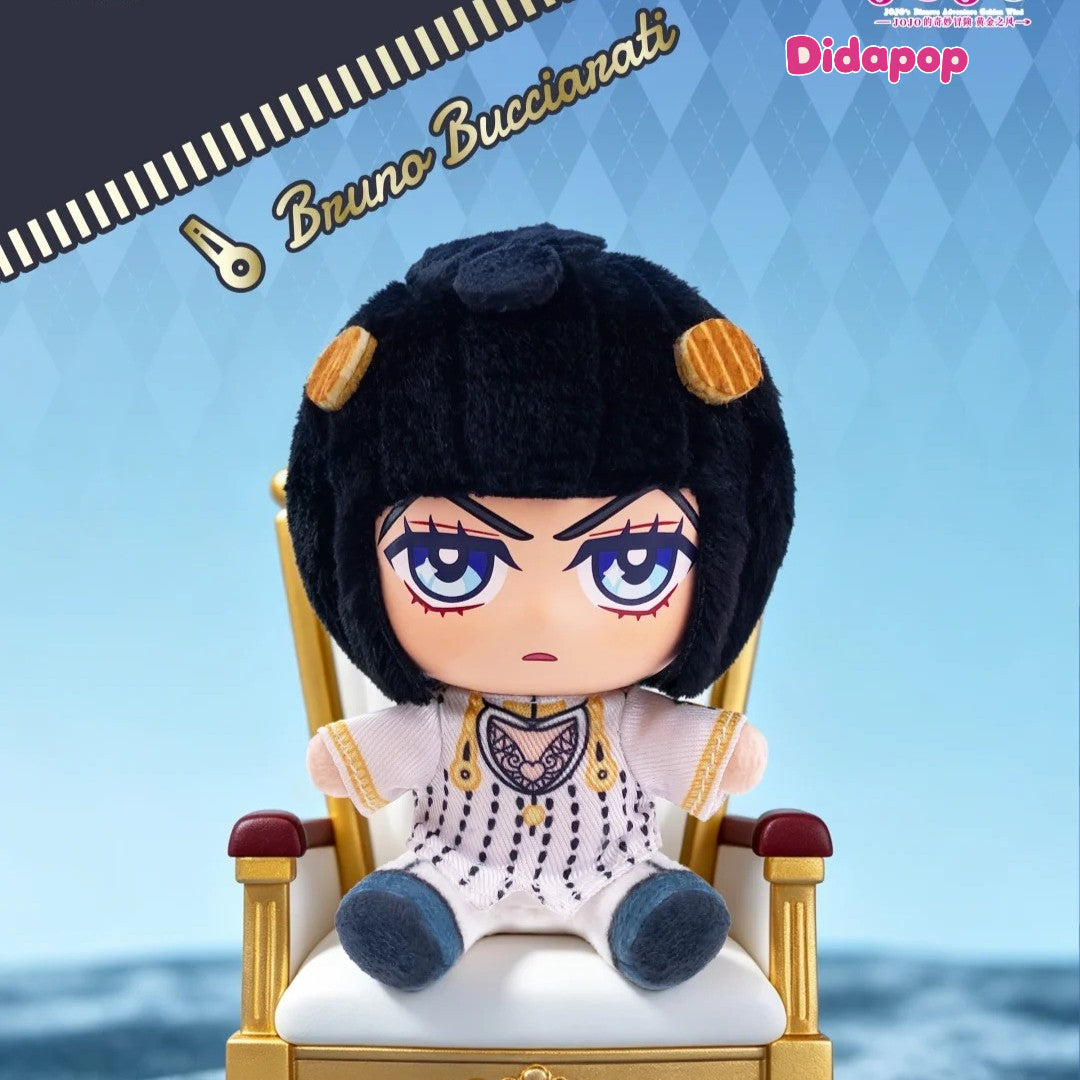 J0J0's Bizarre Adventure Golden Wind Series Chibi Sitting Plush Pendant Blind Box