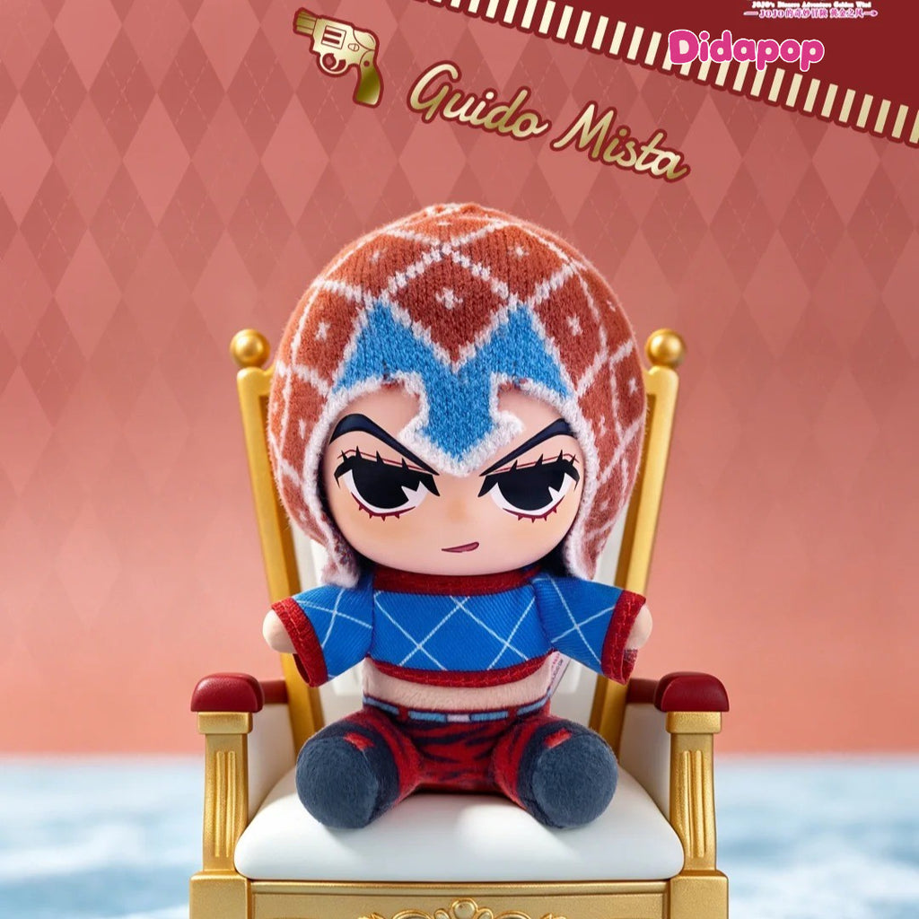 J0J0's Bizarre Adventure Golden Wind Series Chibi Sitting Plush Pendant Blind Box