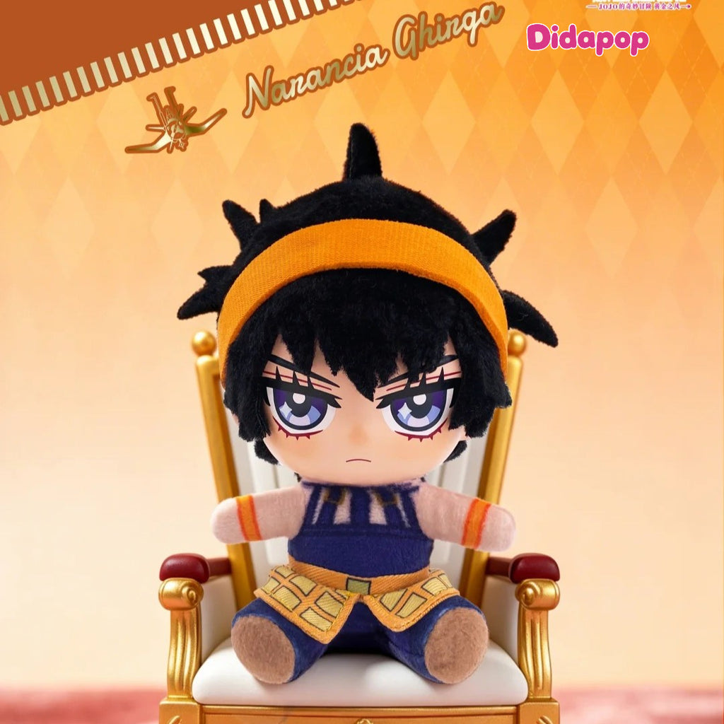 J0J0's Bizarre Adventure Golden Wind Series Chibi Sitting Plush Pendant Blind Box