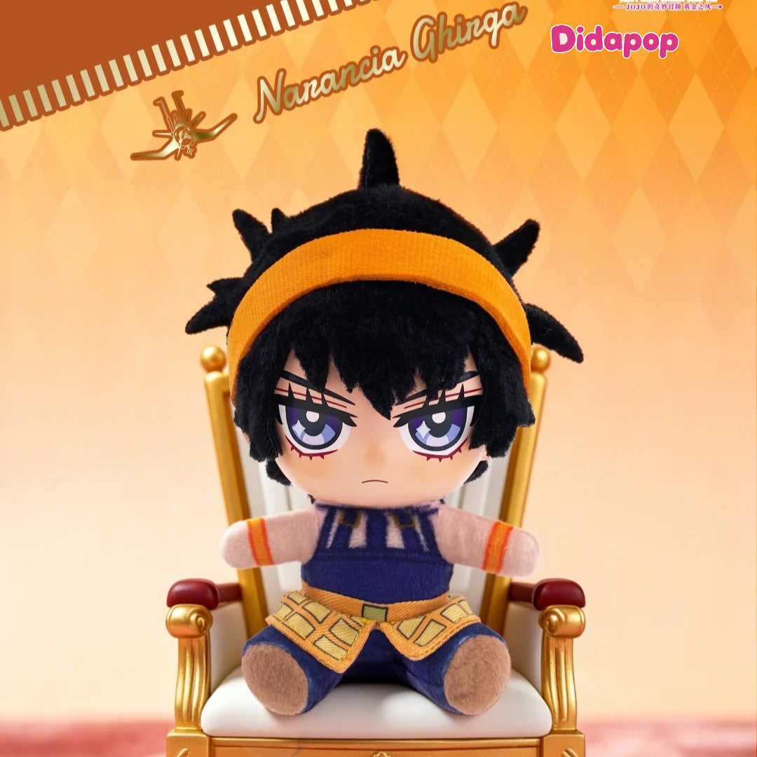 J0J0's Bizarre Adventure Golden Wind Series Chibi Sitting Plush Pendant Blind Box