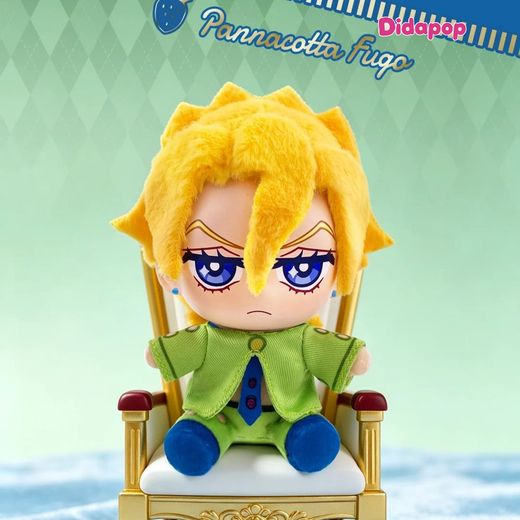 J0J0's Bizarre Adventure Golden Wind Series Chibi Sitting Plush Pendant Blind Box