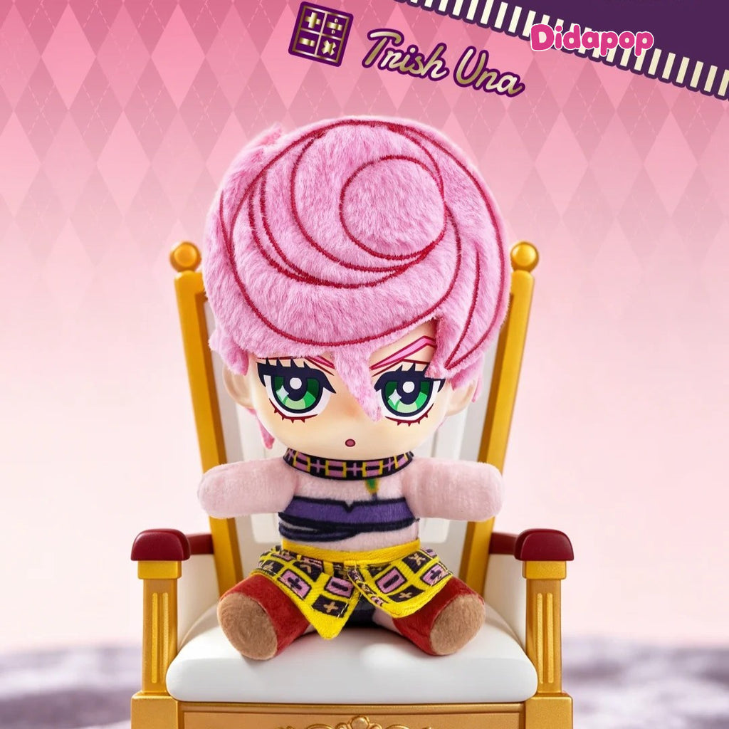J0J0's Bizarre Adventure Golden Wind Series Chibi Sitting Plush Pendant Blind Box