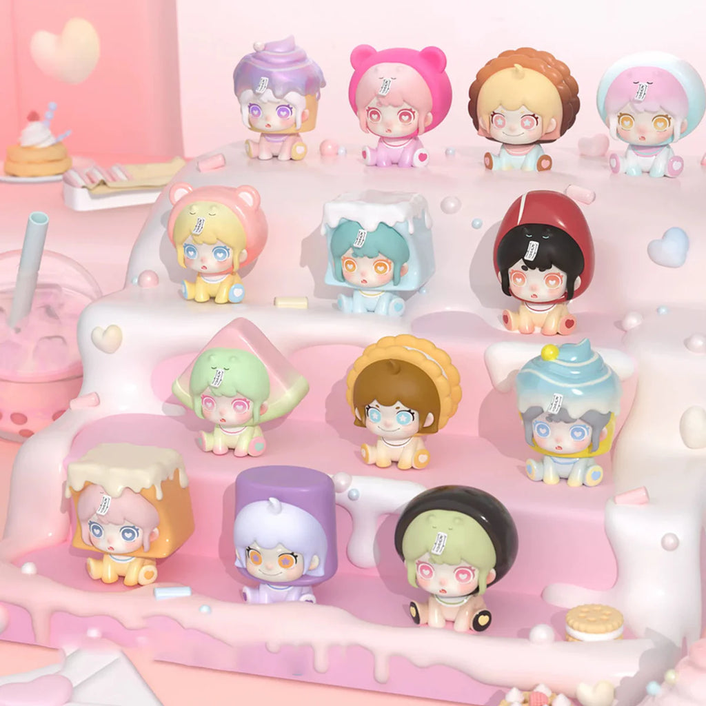 KEENO Milk Tea Family Series Mini Beans Blind Box