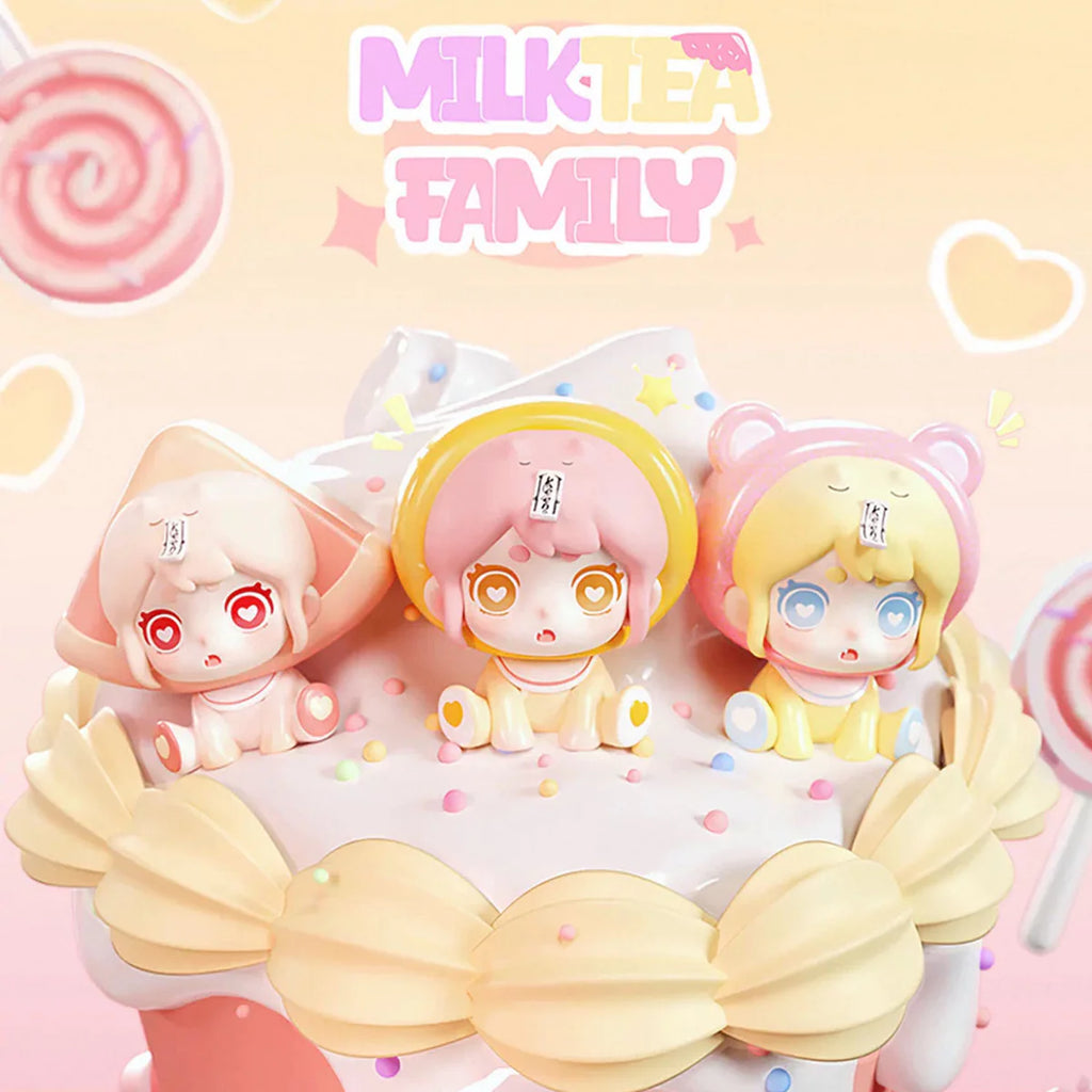 KEENO Milk Tea Family Series Mini Beans Blind Box